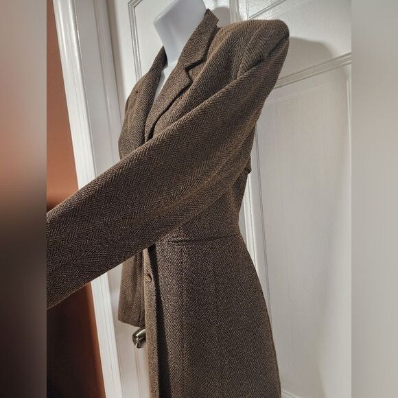 Paniz New York Women's Casual Brown Blazers Long Sleeve Lapel Open Front… - Picture 11 of 15